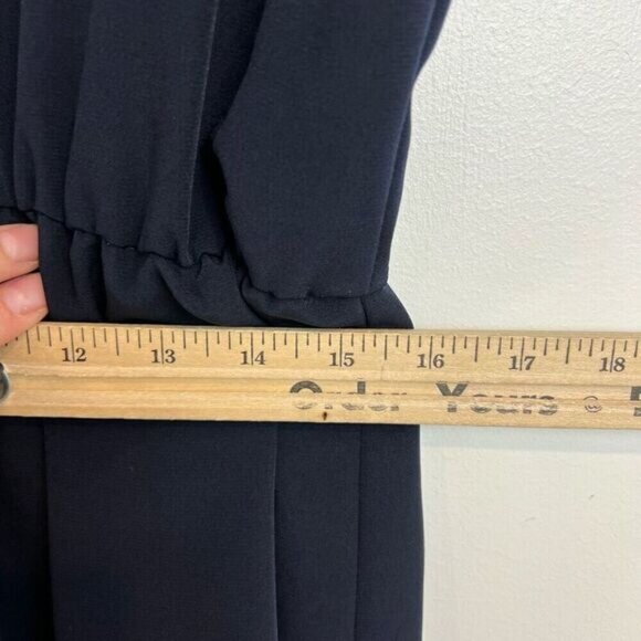 Vintage Elisa Cavaletti Club Women’s Medium Faux Wrap Gold Embellished Dress - Picture 8 of 12